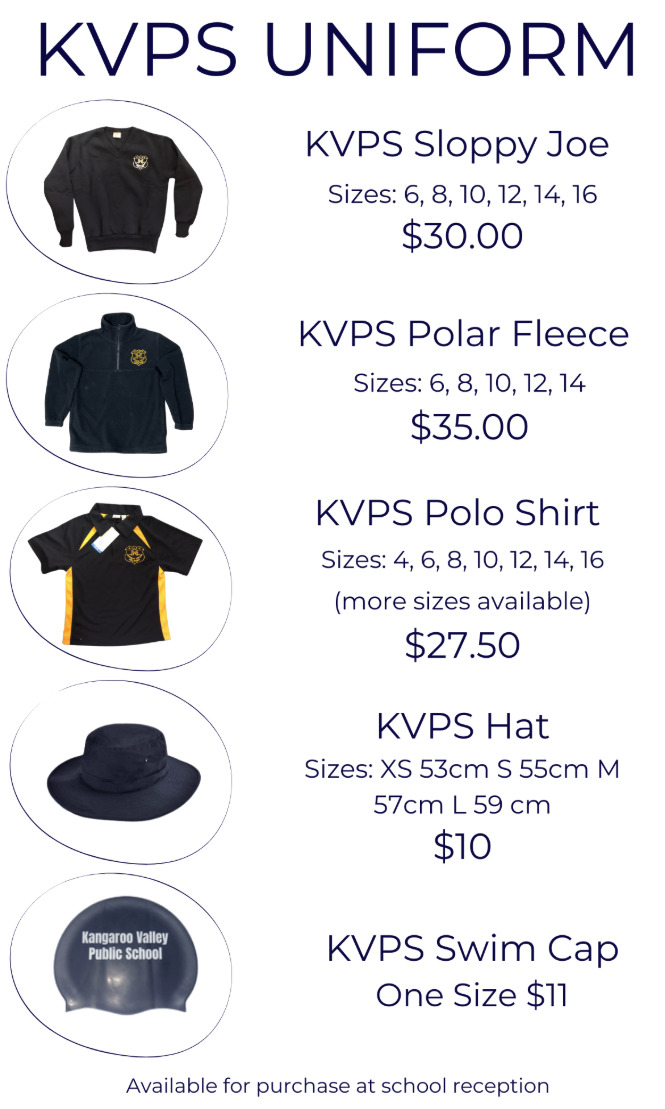 School uniforms available for purchase